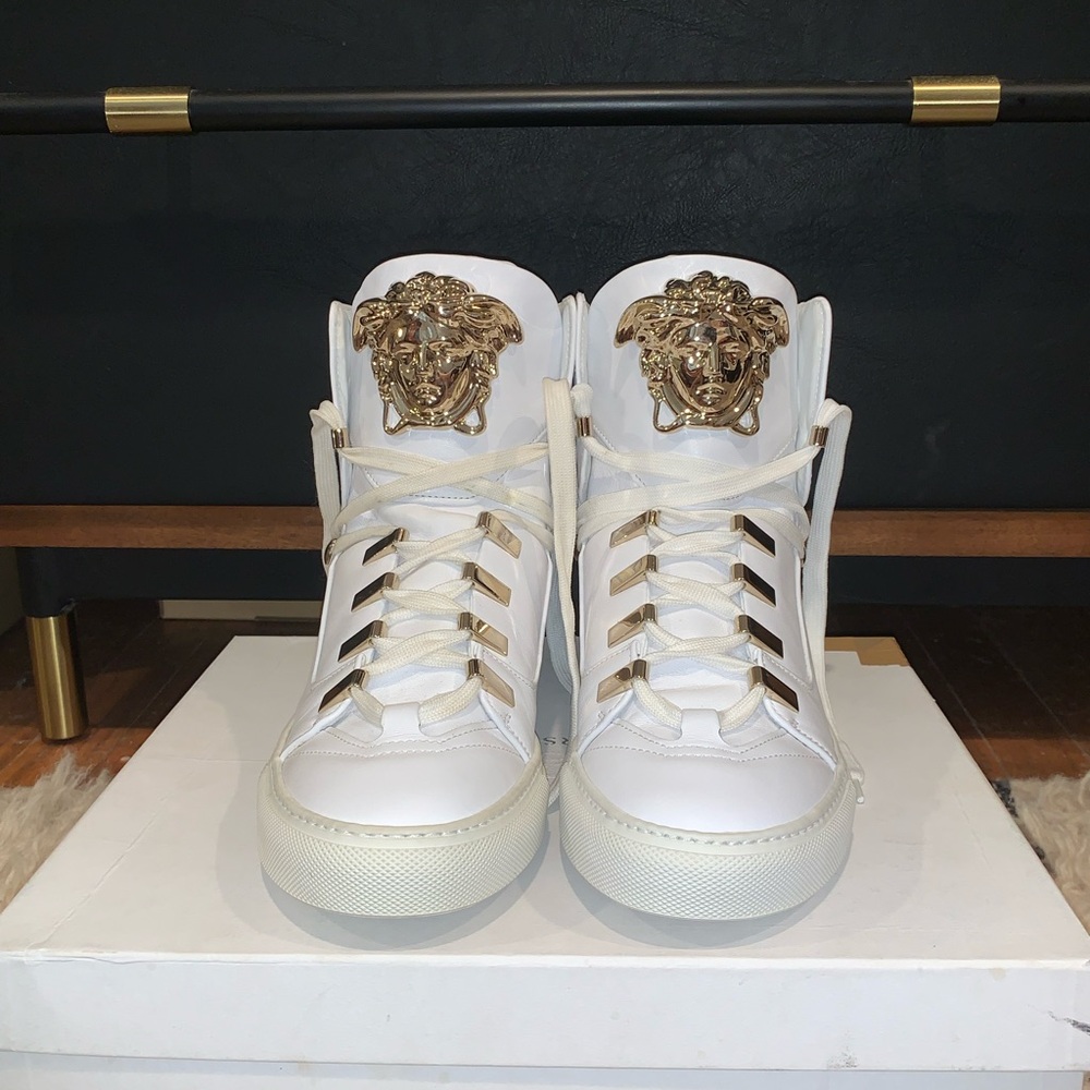 Versace high top women’s sneakers